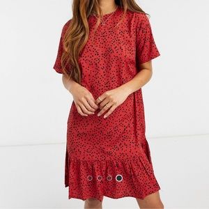 Drop hem dress